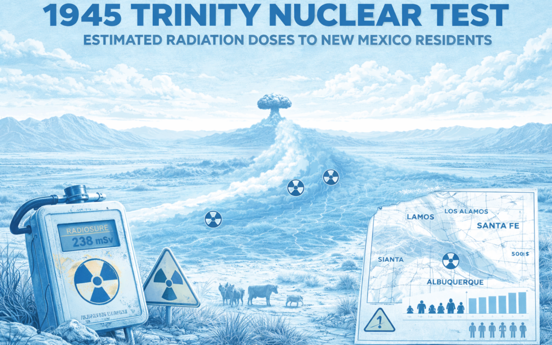 Estimated Radiation Doses Received by New Mexico Residents from the 1945 Trinity Nuclear Test