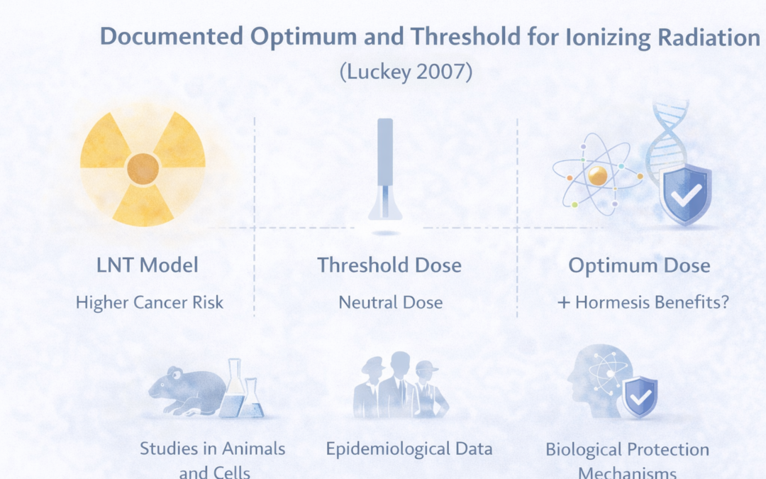 Documented optimum and threshold for ionizing radiation – Luckey 2007