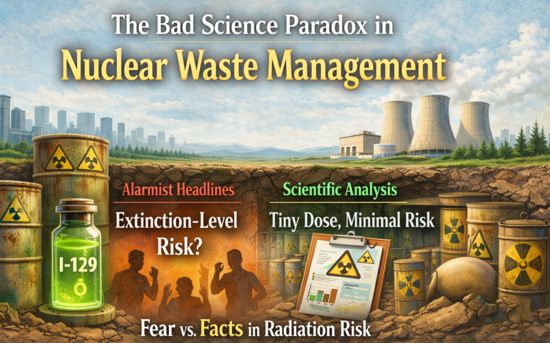The Bad Science paradox in nuclear waste management strategies